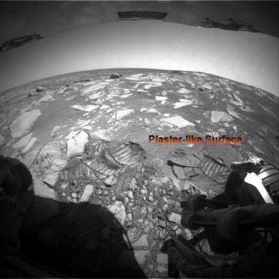 Look at that stuff... - Sol 896
"Plaster-like surface", ovvero "l'intonaco di Marte" che, non appena viene disturbato, si stacca in pezzi medio-grandi.

Un nuovo, eccellente (ed intrigante) dettaglio che va a fare compagnia alle innumerevoli curiosità e stranezze Marziane selezionate dal nostro grande Amico e Socio, Gianluigi Barca.
Parole chiave: Martian Surface - Controversial