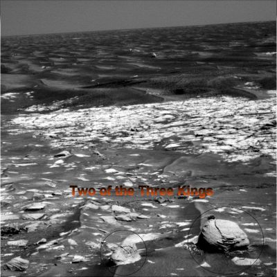 Two of the Three Kings (context image) - Sol 900
nessun commento
Parole chiave: Martian Surface - Controversial Surface Feature