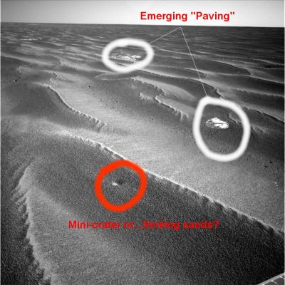 Features of Meridiani - Sol 914
nessun commento
Parole chiave: Martian Surface - Martian Paving and a new kind of Sandglasses