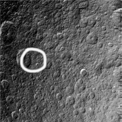 Old Craters and an unusual Surface Feature
N00043387.jpg was taken on November 26, 2005 and received on Earth November 27, 2005. The camera was pointing toward Rhea that, at the time, was approximately 67.755 Km away.
The image was taken using the CL1 and CL2 filters.
Parole chiave: Saturn's Moons - Rhea