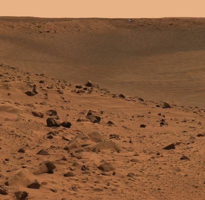 Bonneville Crater and a 360� panorama (8) - Sol 68
In questa Sezione, sul ciglio di Bonneville, il presunto Heat-Shield...
Parole chiave: Mars Panorama - Controversial