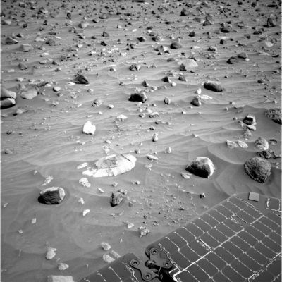 Panorama on Sol 363 (4)
nessun commento
Parole chiave: Mars rocks, sand and debris
