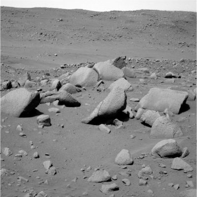 Impressive "Rocky Panorama" from Soles 391 and 392 (3)
nessun commento
Parole chiave: Mars rocks, sand and debris