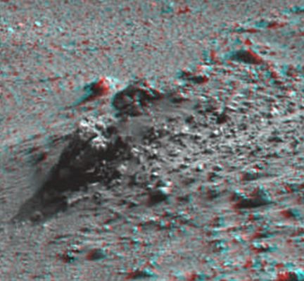 Spectacular outcrop in 3D - The "Flower-Stone" - Sol 424
nessun commento
Parole chiave: Mars rocks, sand and debris - Highly Controversial image - 3D
