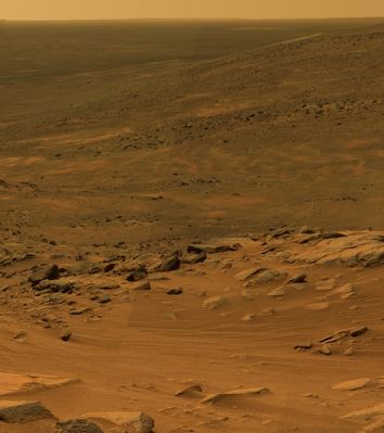 Gusev Crater's Horizon - Soles 497/500 (Approximate True Colors; credits: NASA/JPL-Caltech)
nessun commento
Parole chiave: Mars Panorama - Controversial