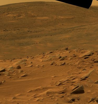 Gusev Crater's Horizon - Soles 497/500 (Approximate True Colors; credits: NASA/JPL-Caltech)
nessun commento
Parole chiave: Mars Panorama - Controversial
