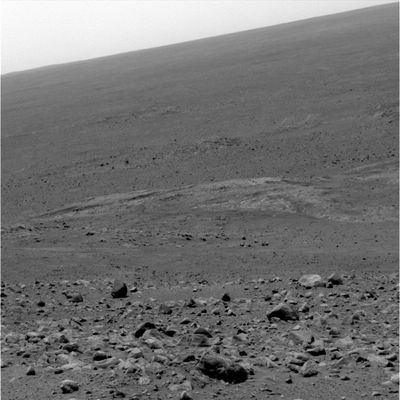 Same horizon, different horizon (2) - Sol 515
Dati del frame: ripresa ottenuta con la Left Pan-Cam alle 12:30:22 MLT usando il filtro/colore n. 5.
Parole chiave: Mars Panorama