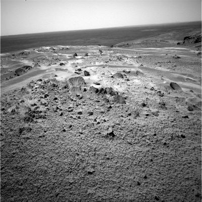 Focus on debris, rocks and boulders (2) - Sol 603
nessun commento
Parole chiave: Mars Panorama - Mars rocks, sand and debris