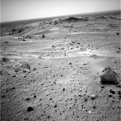 Focus on debris, rocks and boulders (3) - Sol 603
nessun commento
Parole chiave: Mars Panorama - Mars rocks, sand and debris