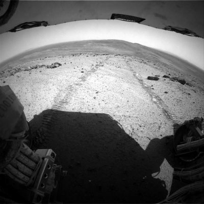 Front view: pebbles and stones - Sol 603
nessun commento
Parole chiave: Mars rocks, sand and debris