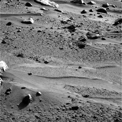 Detail of the ground around Spirit - Sol 607
nessun commento
Parole chiave: Mars rocks, sand and debris
