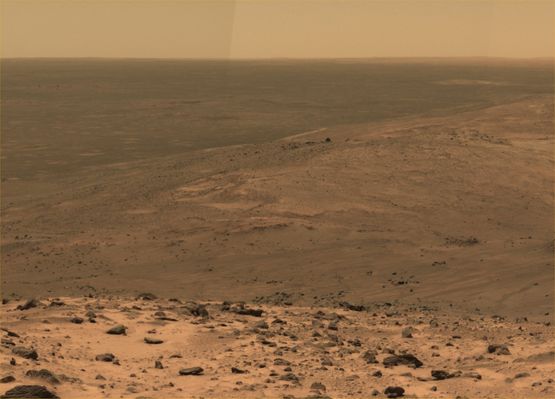 Fragments of a "strange" Panorama - Sol 621
Un panorama spettacolare, senza dubbio, ma che - lo abbiamo "fatto a pezzi", per studiarlo meglio - ci rivela, ancora una volta, la presenza di possibili "Anomalìe" e "Singolarità", delle enormi stranezze, alcuni (sic!)  incredibili errori (anche di assemblaggio del panorama), svariate incongruenze e tante - possibili - manipolazioni (sicuramente cromatiche, molto probabilmente operate anche per coprire o camuffare dei dettagli).
In tutta sincerità, noi non pensiamo che quest'opera di cover-up si stia facendo per coprire dei "manufatti", nè - perchè no? - delle Forme di Vita Aliene "di passaggio" su Marte, nè delle Forme di Vita indigene (passate o presenti) le quali possano essere assimilabili, in fondo, a delle forme di vita terrestre (tipo muschi e licheni, ad esempio, o, se si guarda indietro, fossili di vario genere). Noi speculiamo che questo cover-up (che si protrae ormai da decenni, ma che la tecnologia ha reso ancora più infido ed ambiguo) sia in qualche modo connesso alla "totale alienità"...
Parole chiave: Mars Panorama - Controversial