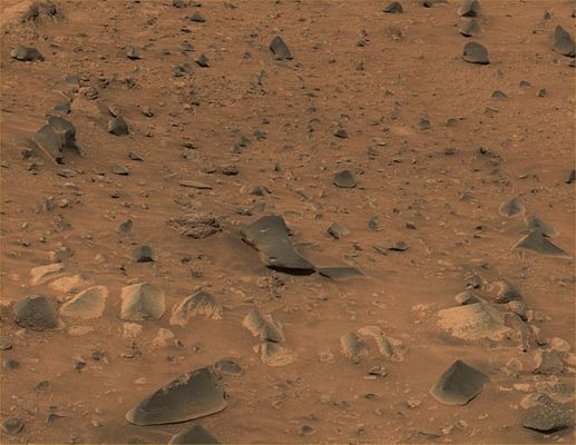 Martian rocks, in approx. true colors (3) - Sol 677
nessun commento
Parole chiave: Mars rocks, sand and debris