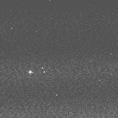 Martian Night, Earth and Moon?!? (1)
Original caption:"Left Pan-Cam Non-linearized Sub-frame EDR acquired on Sol 692 of Spirit's mission to Gusev Crater at approximately 00:32:56 MLT.
Camera commanded to use Filter 6 (482 nm)".
Parole chiave: Martian Night-Sky