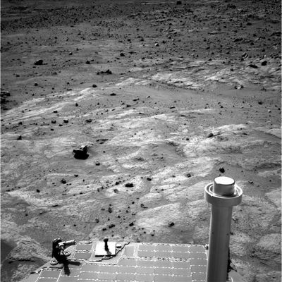 Beautiful Landscape with "paving" and "boulder-field" (5) - Sol 693
nessun commento
Parole chiave: Mars Rocks, Sand and Debris - Very Anomalous Surface Feature