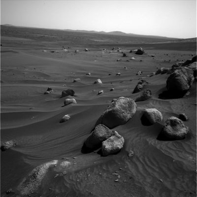 Rocks, boulders and the peaceful sands of El Dorado (3)
nessun commento
Parole chiave: Martian Dunes, Rocks and Ripples - Gusev Crater - El Dorado Area