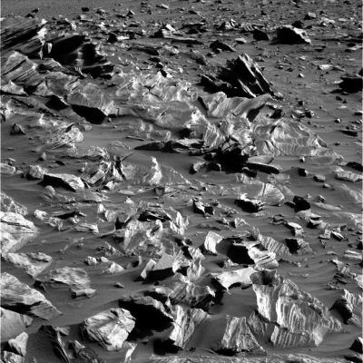 Home Plate's Features (3) - Sol 758
nessun commento
Parole chiave: Mars Rocks, Sand and Debris - Anomalous Surface Feature