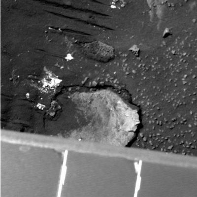 Sinking Mars... (1) - Sol 809
Caption NASA originale:"Left PanCam Non-linearized Sub-frame EDR acquired on Sol 809 of Spirit's mission to Gusev Crater at approximately 11:20:11 MLT.
Camera commanded to use Filter 7 (432 nm)".
Parole chiave: Martian Surface - Martian Sandglasses - Gusev Crater