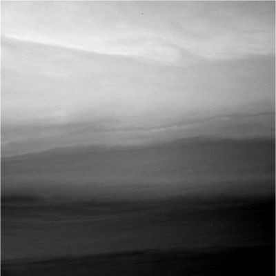 Sea of Clouds (3)
Caption NASA:"W00015419.jpg was taken on May 22, 2006 and received on Earth on May 23, 2006. The camera was pointing toward Saturn that, at the time, was approximately 270.522 Km away.
The image was taken using the MT2 and CL2 filters".
Parole chiave: Saturn - Atmosphere - upper layers
