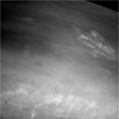 Turbulence (1)
Caption NASA:"W00016795.jpg was taken on August 16, 2006 and received on Earth August 18, 2006. The camera was pointing toward Saturn that, at the time, was approx. 226.622 Km away.
This image was taken using the CB2 and CL2 filters".
Parole chiave: Saturn - Upper Atmosphere
