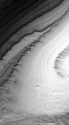 Features of the South Polar Regions (Original NASA/MGS/MSSS CTX b/w Frame)
nessun commento
Parole chiave: Mars from orbit - South Polar Regions