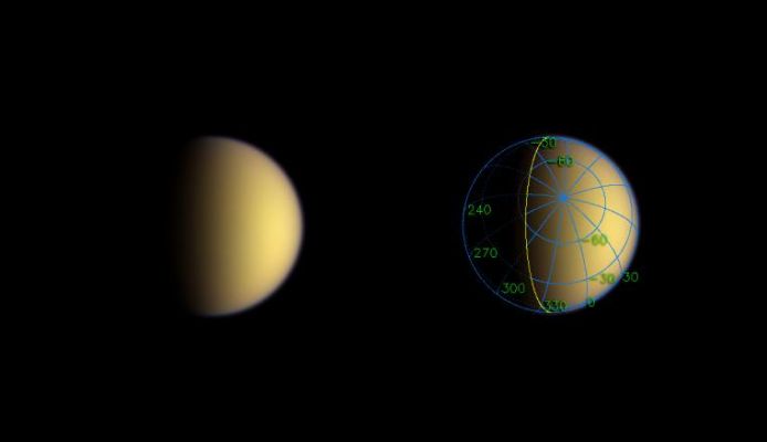 Titan from approx. 347.000 Km
nessun commento
Parole chiave: Saturn's Moons - Titan