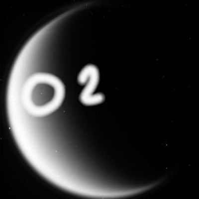 What's happening on Titan? (2)
Caption NASA:"N00055565.jpg was taken on March 20, 2006 and received on Earth March 20, 2006. The camera was pointing toward Titan that, at the time, was approximately 972.114 Km away.
The image was taken using the P60 and UV3 filters".
Parole chiave: Saturn's Moons - Titan - possible Anomaly