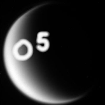What's happening on Titan? (5)
Caption NASA:"N00055568.jpg was taken on March 20, 2006 and received on Earth March 20, 2006. The camera was pointing toward Titan that, at the time, was approximately 974.091 Km away.
The image was taken using the P60 and BL2 filters".

Nota: le nostre ipotesi, se non fossimo in presenza di un photoartifact, sono fondamentalmente due. 
Si potrebbe trattare di una (gigantesca) Volcanic Plume (sul tipo di quelle riscontrate sulla luna Gioviana "Io") oppure di una nuvola anomala (ed anch'essa gigantesca), colonnare, molto brillante (siamo a quasi un 1 MKM di distanza e già riusciamo a vederla!...) e, come ovvio, del tutto inesplicabile.
Abbiamo un frame relativo ad una formazione nuvolosa anomala anche su Marte (Sez. Mars in Colors), ma la distanza da cui la ripresa era stata effettuata non è neppure lontanamente comparabile a quella che invece divide Cassini da Titano, in questo frame.
Parole chiave: Saturn's Moons - Titan - possible Anomaly
