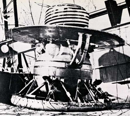 Venera 9: the Spacecraft
Given the intense temperatures and pressures of Venus, it is indeed impressive that Russian engineers were able to successfully land vehicles there 10 times during the 1970s and 1980s. These were Venera 7 to 14, and Vega 1 and 2 which deployed landers and balloon-born instrument packages. Although not designed to land, one of the free-falling Pioneer atmosphere probes gets honorable mention by surviving impact and continuing to transmit for a few minutes. The atmosphere of Venus is so thick that terminal velocity was only about 30 mph. 
Seen above, the six-foot-tall Venera 9 lander was the first to take pictures of the surface, on October 20, 1975. The Venera orbiter and lander was a 10,000-pound spacecraft, one of the largest unmanned vehicles ever sent into space. Besides the camera system, the Venera landers measured the sky spectrum, atmospheric gases, cloud particles, and performed chemical analysis of surface rocks. 

Looking out through 1 cm quartz pressure windows, Venera 9 to 14 captured spherical panoramas of 40º by 180º. The cameras used a pivoting mirror and photomultiplier tube, giving remarkably low-noise images which were digitized to 9 bits per pixel. Venera 13 and 14 had two cameras and were able to capture images though clear, red, green and blue filters. So some portions of their panoramas contain color information. Venera 11 and 12 were unable to return pictures because of an equipment failure, but the rest of their experiments were successful. 
These images have often been displayed as very poor quality pictures taken off film or even photographed off printed pages of Soviet journals. The images I show here are derived from the digital telemetry by the Russian image processing team. In the case of Venera 9 and 10, I undid a pixel replication and replaced it with a higher quality interpolation filter. For Venera 13 and 14, I combined the chroma signal from the dark somewhat noisy color images with the luminance signal of the clear-filter images. 

Venera 13 and 14 survived longer than expected and returned dozens of images, repeating their program of clear and color scans. I hope to process that data into a super resolution image and to recalculate the perceptual color values.

Parole chiave: Venera 9 - Spacecraft