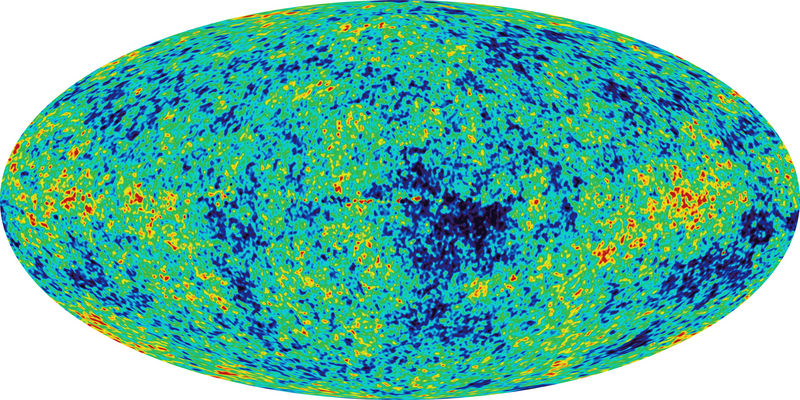 Today, Tomorrow, Forever...
Da "NASA - Picture of the Day" del 25 Settembre 2005:"Analyses of a new HR map of microwave light emitted only 380.000 years after the Big Bang, appear to define our Universe more precisely than ever before. The eagerly awaited results announced last year from the orbiting Wilkinson Microwave Anisotropy Probe (WMAP) resolve several long-standing disagreements in cosmology rooted in less precise data. Specifically, present analyses of above WMAP all-sky image indicate that the universe is 13,7 billion years old (accurate to 1%), composed of 73%dark energy, 23% cold dark matter, and only 4% atoms, is currently expanding at the rate of 71 km/sec/Mpc (accurate to 5%), underwent episodes of rapid expansion called inflation and will expand forever. Astronomers will likely research the foundations and implications of these results for years to come".
Parole chiave: Maps
