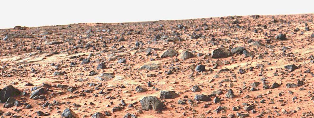 From the "Viking Archive" - Viking 1: full panorama (2)
prosecuzione del panorama iniziato con il frame precedente.
Parole chiave: Mars Panorama - Mars rocks, sand and debris