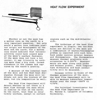 Heat Flow Experiment
nessun commento
Parole chiave: Apollo 13 Technical Files