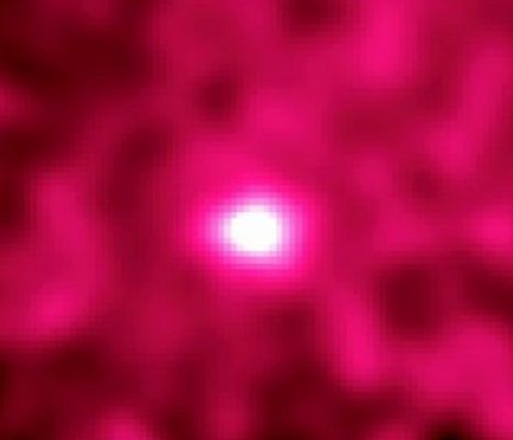 Gamma Ray Moon
Da "NASA - Picture of the Day" del 27 Maggio 2006:"If you could see Gamma Rays - photons with a million or more times the energy of visible light - the Moon would appear brighter than the Sun! The startling notion is demonstrated by this image of the Moon from the Energetic Gamma Ray Experiment Telescope (EGRET) in orbit on NASA's Compton Gamma Ray Observatory from April 1991 to June 2000. Then, the most sensitive instrument of its kind, even EGRET could not see the quiet Sun which is extremely faint at gamma-ray energies. So why is the Moon bright? High energy charged particles, known as cosmic rays, constantly bombard the unprotected lunar surface generating gamma-ray photons. EGRET's Gamma-Ray vision was not sharp enough to resolve a lunar disk or any surface features, but its sensitivity reveals the induced gamma-ray moonglow. So far unique, the image was generated from eight exposures made during 1991-1994 and covers a roughly 40° wide field of view with gamma-ray intensity represented in false colors".
Parole chiave: From Earth Images