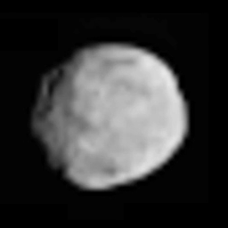 4-Vesta: Full Rotation (a GIF-Movie by NASA / JPL / UCLA / MPS / DLR / PSI)
As Dawn continued its approach to 4-Vesta on June 20, 2011, it occasionally quit thrusting and turned to the spinning Asteroid to perform a "rotation characterization," seeing all longitudes as 4-Vesta rotated beneath the Spacecraft.
Parole chiave: Asteroids - 4-Vesta