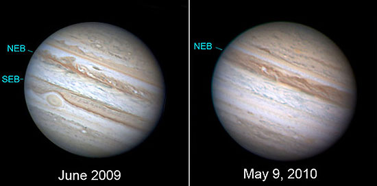 Changings in the Atmosphere of Jupiter
Straordinario e, al momento, piuttosto inspiegabile: non credete?
Parole chiave: Jupiter