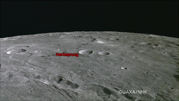 Some Lunar Geography from Kaguya: proximities of Hertzsprung Crater (FarSide)
Hertzsprung Crater - Coord.: 2,6° South Lat. and 129,2° West Long.; Diam.: about 591 Km
Parole chiave: The Moon from orbit - Craters - Hertzsprung