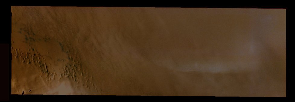 Northern Clouds and Dunes (Absolute Natural Colors; credits for the additional process. and color.: Dr Paolo C. Fienga - Lunexit Team)
nessun commento
Parole chiave: Mars from orbit - Clouds and Dunes - Vastitas Borealis