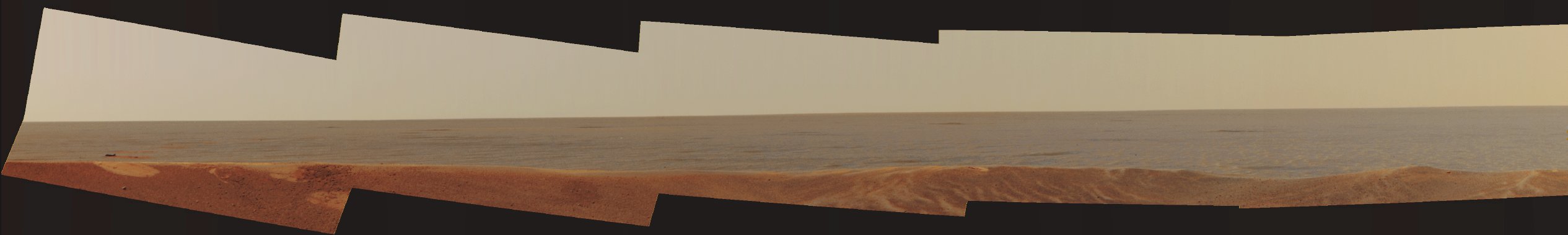 Meridiani Planum - Sol 36 (Saturated Absolute Natural Colors; credits for the additional process. and color.: Dr Paolo C. Fienga - Lunexit Team)
nessun commento
Parole chiave: Martian Horizon - Meridiani Planum