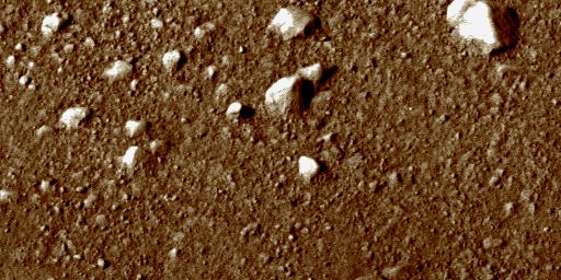 Salt, Frost or just Over-exposed pebbles? - Sol 12 (MULTISPECTRUM; credits: Lunexit)
nessun commento
Parole chiave: Martian Surface - Pebbles and Small Rocks