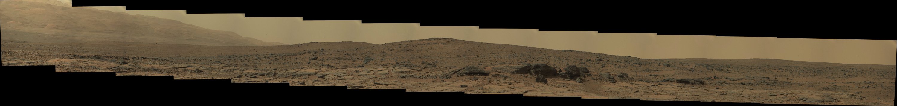 Horizon, from Yellowknife Bay - Sol 135 (an Image-Mosaic in Slightly Saturated Natural Colors; credits for the additional process. and color.: Dr Gianluigi Barca/Lunar Explorer Italia/Italian Planetary Foundation) 
nessun commento
Parole chiave: Martian Panorama - Gale Crater - Yelloknife Bay