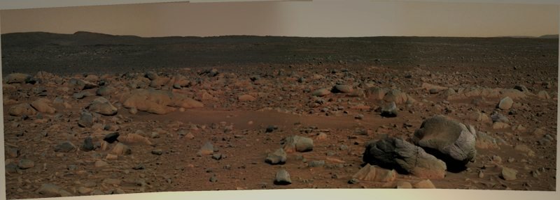 Boulderado... - Sol 87 (an Image-Mosaic in Extremely Enhanced and Darkened Natural Colors; credits fore the additional process. and color.: Dr Gianluigi Barca - Lunexit Team)
nessun commento
Parole chiave: Mars Panorama - Gusev Crater - Proximities of the Landing Site