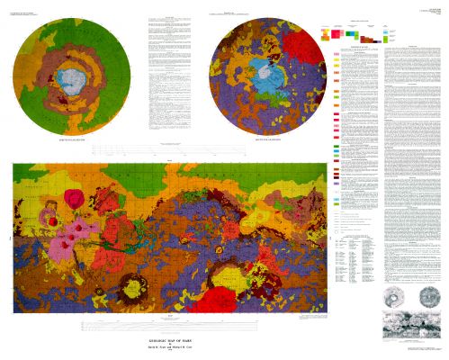 Extremely Advanced Mars Geologic Global Map
Publisher: U.S. Geological Survey  
Scale: 1:25.000.000 
Projection: Mercator 

Parole chiave: Maps