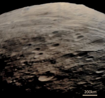 Vesta's Northern and Equatorial Regions (Absolute Natural Colors; credits for the additional process. and color.: Dr Paolo C. Fienga - Lunexit Team)
nessun commento
Parole chiave: Asteroids - 4 Vesta