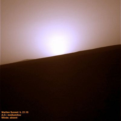 Martian Sunset (2) - Sol 858
nessun commento
Parole chiave: Martian Sunset