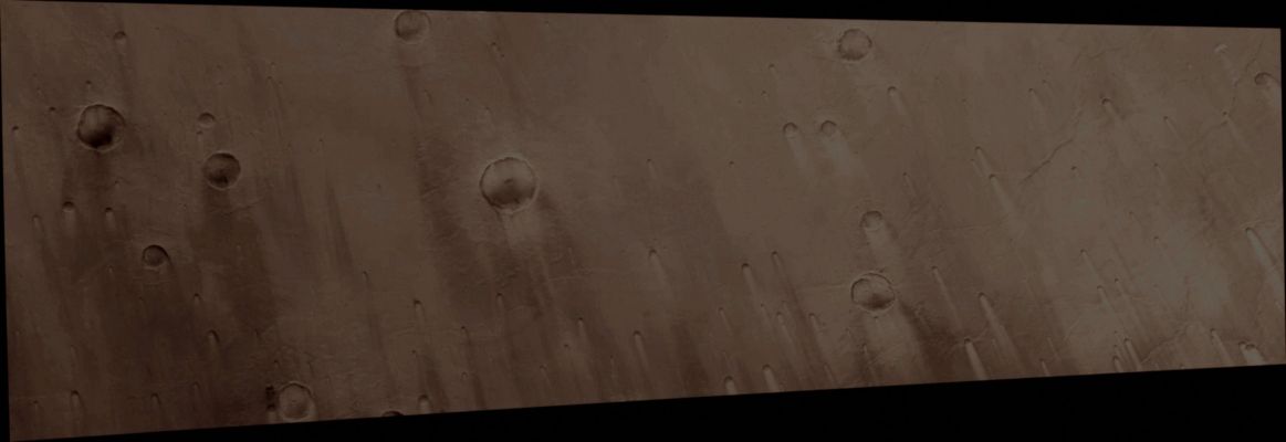 Windstreaks (Natural Colors; credits for the additional process. and color.: Dr Paolo C. Fienga - Lunar Explorer Italia)
nessun commento
Parole chiave: Mars from orbit - Aeolian Features - Windstreaks