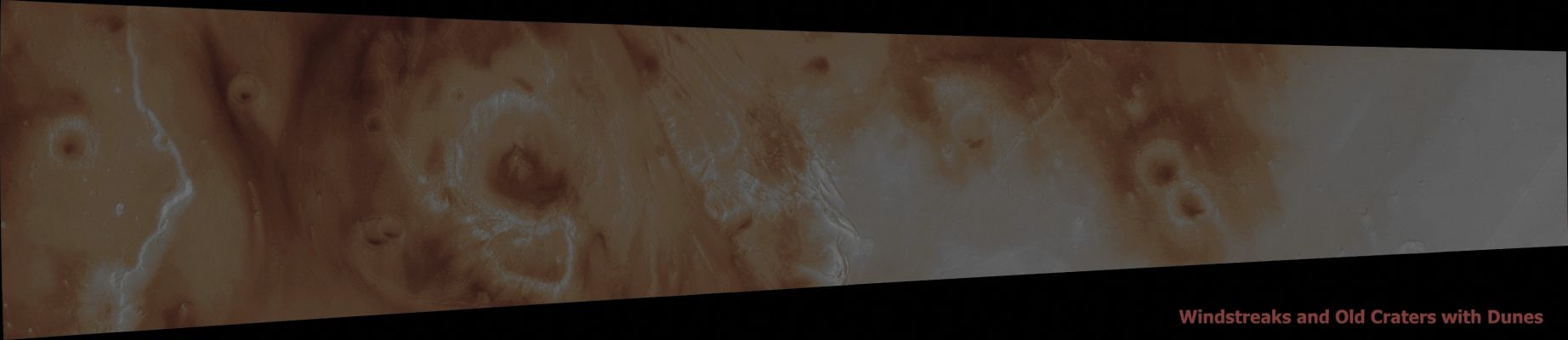 Windstreaks (Natural Colors; credits for the additional process. and color.: Dr Paolo C. Fienga - Lunar Explorer Italia)
nessun commento
Parole chiave: Mars from orbit - Aeolian Features - Windstreaks