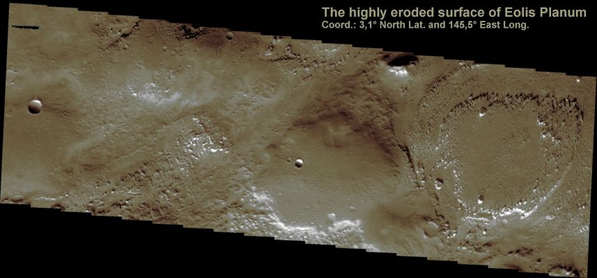 Features of Eolis Planum (Saturated Natural Colors; credits for the additional process. and color.: Dr Paolo C. Fienga - Lunar Explorer Italia)
nessun commento
Parole chiave: Mars from orbit - Eolis Planum Region