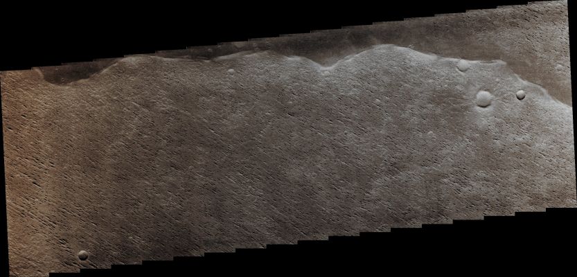 Yardangs in Elysium Planitia (Absolute Natural Colors; credits for the additional process. and color.: Dr Paolo C. Fienga - Lunexit Team)
Orbit Number: 43113 
Latitude: 0,503° South 
Longitude: 148,928° East 
Instrument: VIS 
Captured: September, 3rd, 2011


Parole chiave: Mars from orbit - Aeolian Features - Yardangs in Elysium Planitia