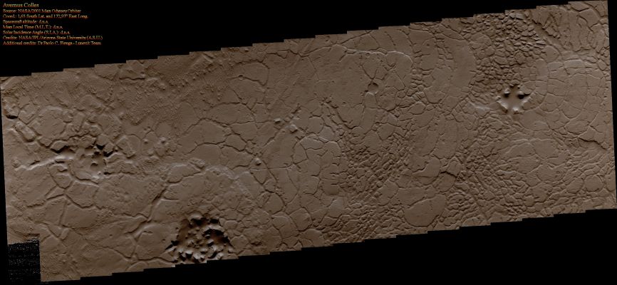 Avernus Colles (Natural Colors; Credits for the additional process. and color.: Dr Paolo C. Fienga - Lunexit Team)
nessun commento
Parole chiave: Mars from orbit - Avernus Colles