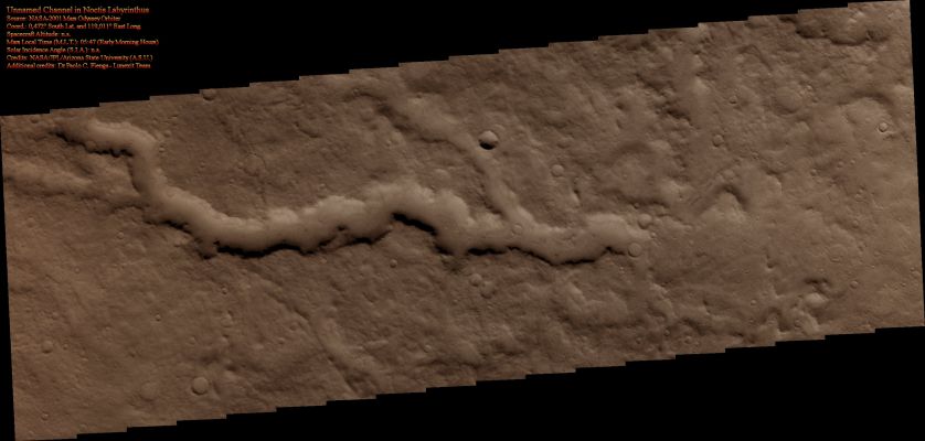 Unnamed Channel in Noctis Labyrinthus Region (Absolute Natural Colors; credits for the additional process. and coloring: Dr Paolo C. Fienga - Lunexit Team)
nessun commento
Parole chiave: Mars from orbit - Channels - Unnamed Channel in Noctis Labyrinthus
